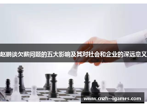 赵鹏谈欠薪问题的五大影响及其对社会和企业的深远意义 赵鹏谈欠薪问题的五大影响及其对社会和企业的深远意义